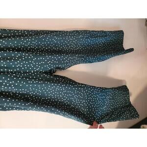 Women's Polka Dot Jumpsuit with Smocked Waist